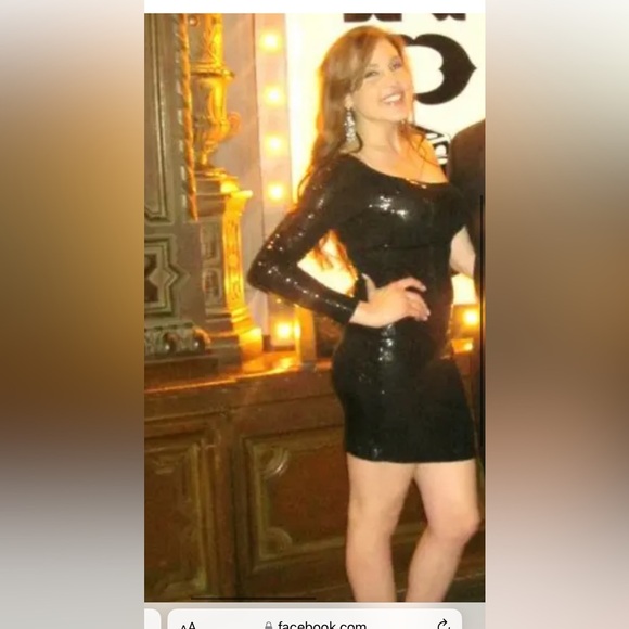 Windsor Black Sequin Dress size Small - Picture 14 of 14